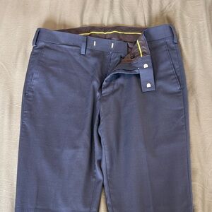 Men's Navy Slim Fit Dress Pants